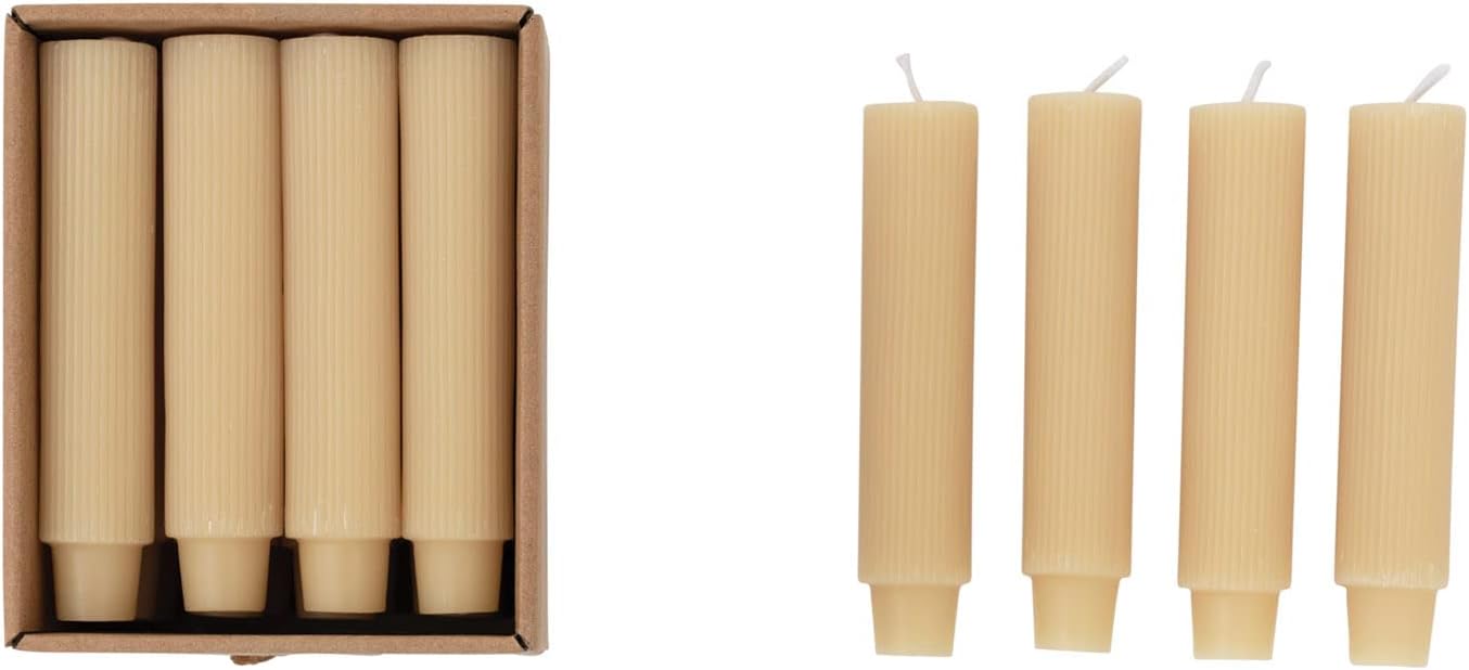 Creative Co-Op 5" Boxed Unscented Taper Candles