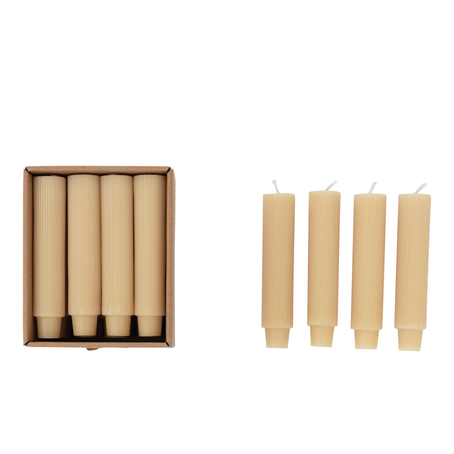 Creative Co-Op 5" Boxed Unscented Taper Candles