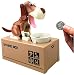 Mansalee Cute Dog Piggy Bank Doggy Coin Bank Canine Money Box (Brown)