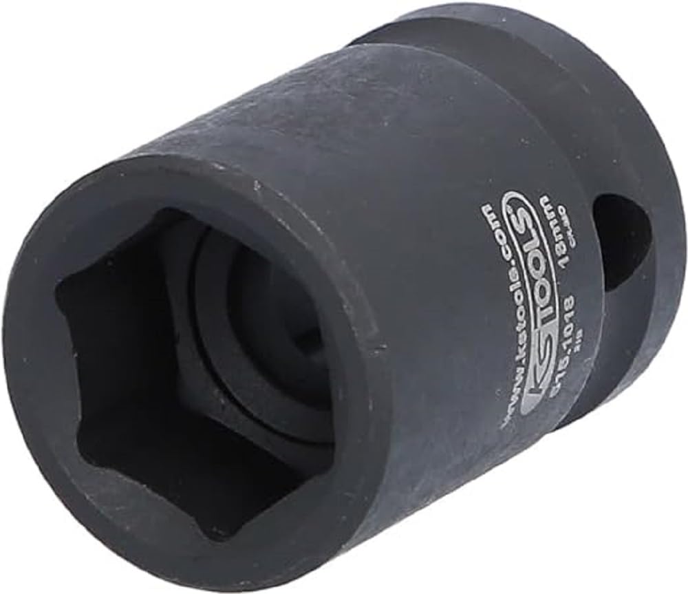 KS-Tools 515.1018-E 1/2" 6kant-Kraft-Stecknuss,k
