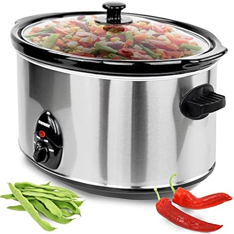 Syntrox Germany Slow Cooker Schongarer 8 Liter Cover