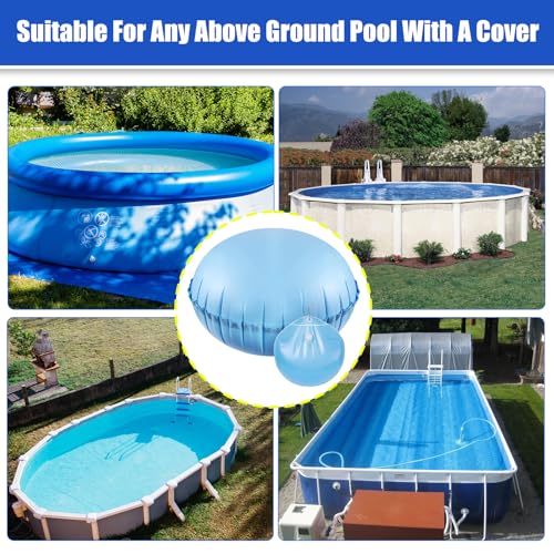 Almohadas para piscina 5Ft con 16 pesos para cubierta miniatura 6