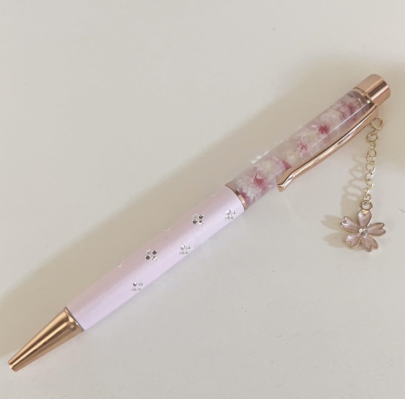 Amazon｜Lulu's ルルズ ハーバリウムペン立て＆ボールペンセット 桜