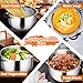 P&P CHEF Stainless Steel Stock Pot, 6 Qt Cooking Soup Pot with Visible Lid for Pasta, Tri-Ply Bottom & Dual Heatproof Handles, For Induction Gas All Stoves, Non-Toxic & Dishwasher Safe