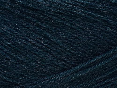 Image of M.G Microshine Navy (400 gm) Wool Hank Hand Knitting Wool /Art Craft Soft Fingering Crochet Hook Yarn, Needle Knitting Yarn Thread dye OA