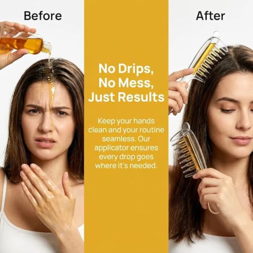 YUNAREE Scalp Essential Oil Comb 80 g - Image 4