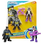 Fisher-Price Imaginext Batman and Huntress DC Super Friends Toy Playset Action Figures