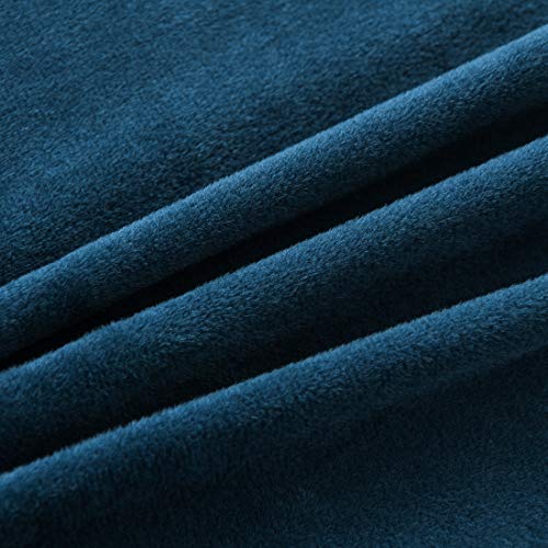 Uwkcy Velvet Body Pillow Cover/Case Pillowcase With Hidden Zipper, Soft And Cozy, Zippered Plush Fluffy Flannel Body Pillow Case (20 X 54 Inch, Royal Blue, 1-Piece) #TOP5