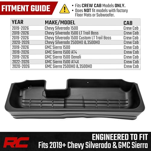 Rough Country Under Seat Storage for 19-22 1500 | 20-22 2500HD/3500HD - RC09051A - image 6