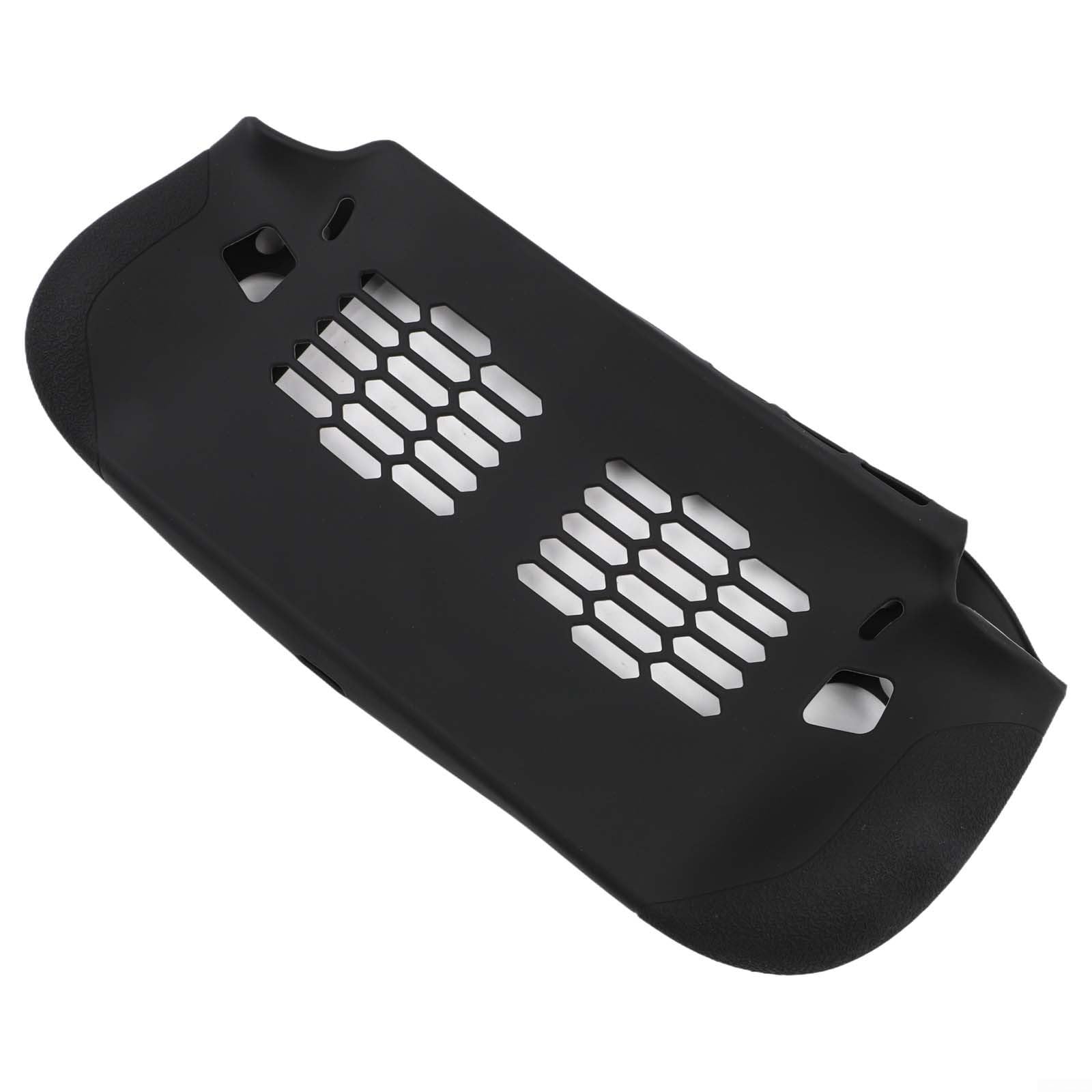 Custodia protettiva ergonomica in silicone per console portatile Legion GO S, cover morbida su misura per dispositivi da gioco, guscio in gomma resistente, compatibile con porte (nero)