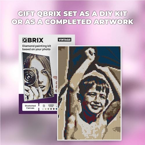 QBRIX Framed Diamond Art 8x12 inches Vintage. - Image 6