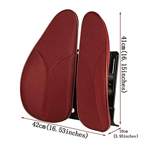 Coussin Lombaire Ergonomique - Support de soutien dos respirant avec sangle réglable - 3