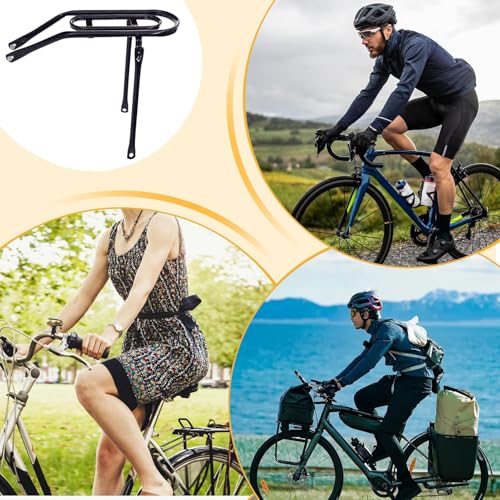 Portaequipajes para bicicleta extraíble y estante de equipaje resistente reutilizable 4