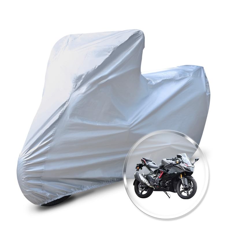 Image of Neodrift 'CrystalMax' Bike Cover for TVS Apache RR310 (All-Weather Motorcycle Protection, Water & UV Resistant, Dustproof, Windproof).
