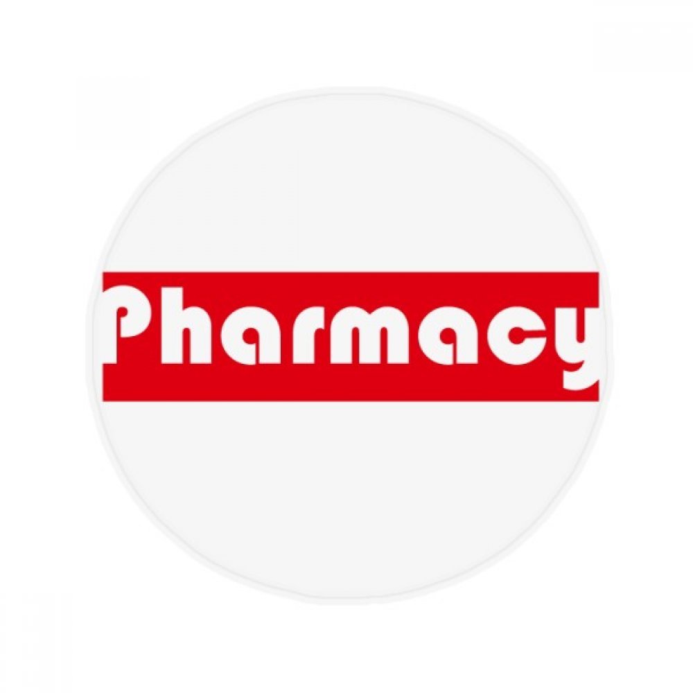 Tapis de sol rond Cours et Major Pharmacie 60cm, idée cadeau originale pour étudiant