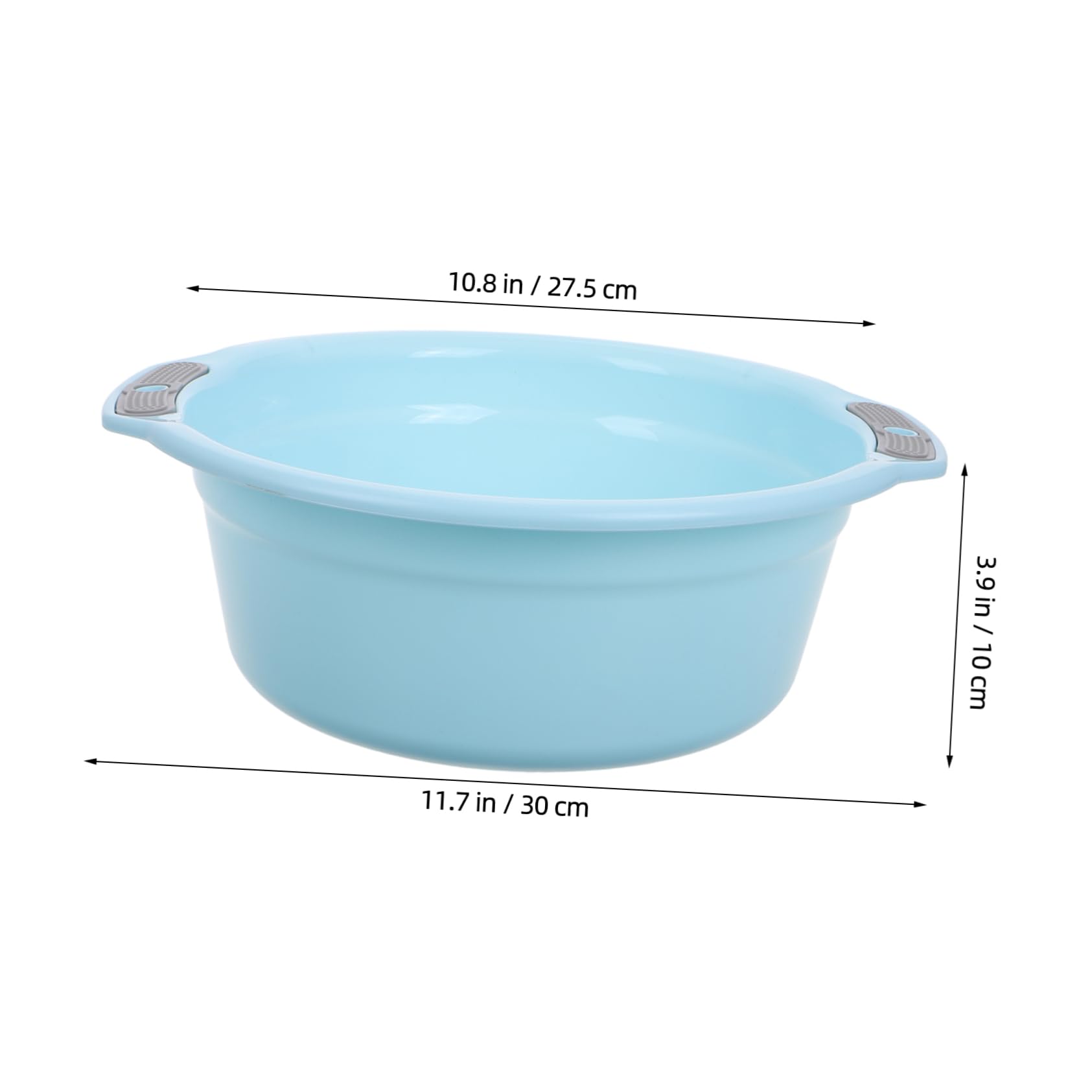 Didiseaon Plastic Wash Basin Dual Handles Large Sink for Baby Bath Kitchen Use Versatile Cleaning Pail