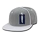 DECKY Piped Crown Snapbacks, White