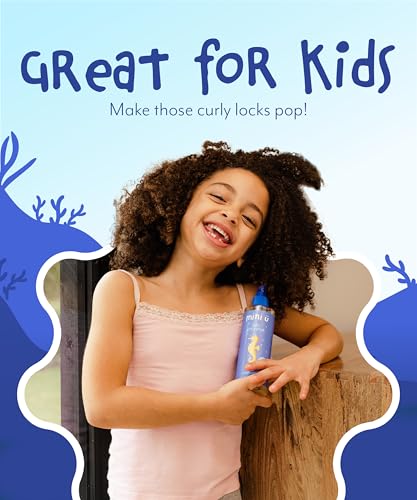 Mini U Activateur de boucles aux myrtilles sauvages pour cheveux bouclés – Spray parfumé à la myrtille pour enfants à l'aloe vera pour contrôler les frisottis et les rebelles duveteux – 250 ml – vue 4