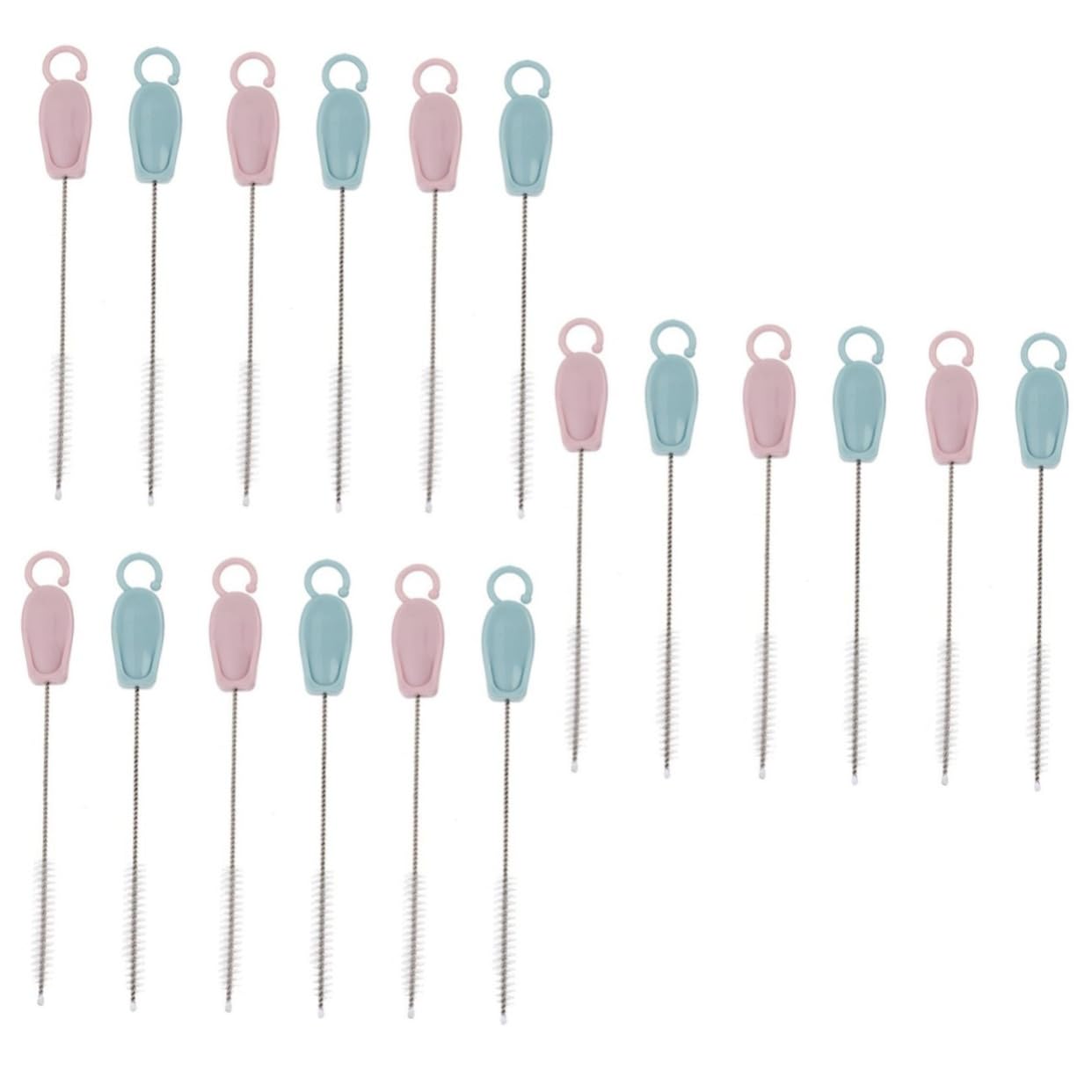 9sets Spazzole Per Pulizia Di Inossidabile Kit Da Design Ergonomico e Resistente Alla Corrosione Per Bottiglie e Riutilizzabili Misti