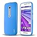 Moto G (3rd Gen) Case, J&D Ultra Slim [Drop Protection] Motorola Moto G (3rd Generation, 2015 Released) Case [Slim Cushion] Shock Protective Jelly Case Slim Case for Moto G (3rd Gen, 2015) (Blue)