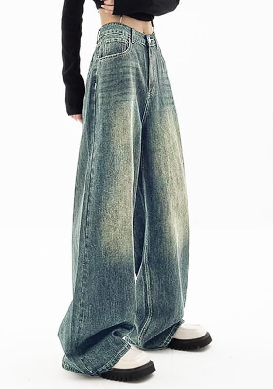 EMMIOL Jeans for Women Wide Leg Baggy Jeans Y2K Casual Loose Boyfriends Trousers Vintage Streetwear - Image 5