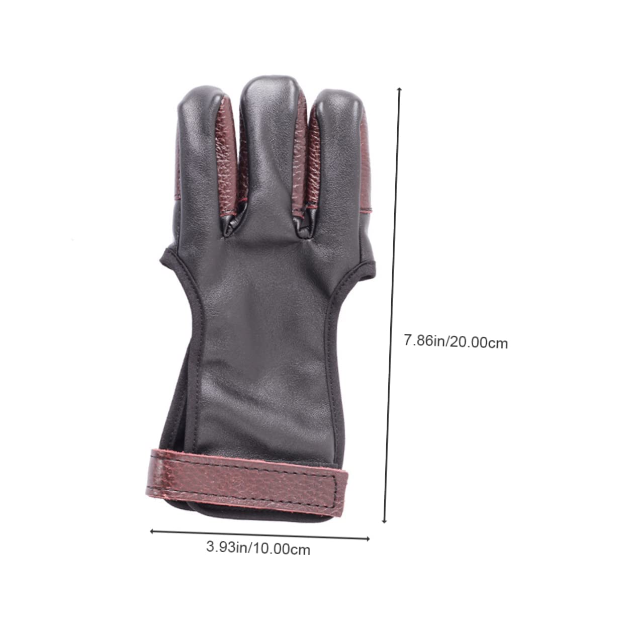 Parliky Leather Finger Protector for Hunting Bowhunting Accessories Pu Material Safe Design