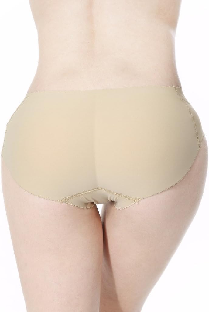 Everbellus Women's Padded Seamless Butt Hip Enhancer Panties Boy Shorts - Image 4