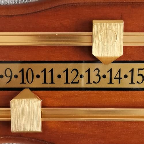 Marcador de futbolín de madera y anotador de puntuación reutilizable para dos jugadores 7