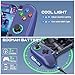 for iPhone Game Controller – Compatible with iPhone 16/15 & Android, Mobile Gaming Controller with Hall Joystick, Phone Case Support, Wireless Phone Controller for Xbox Game Pass, Steam Link & More, Blue