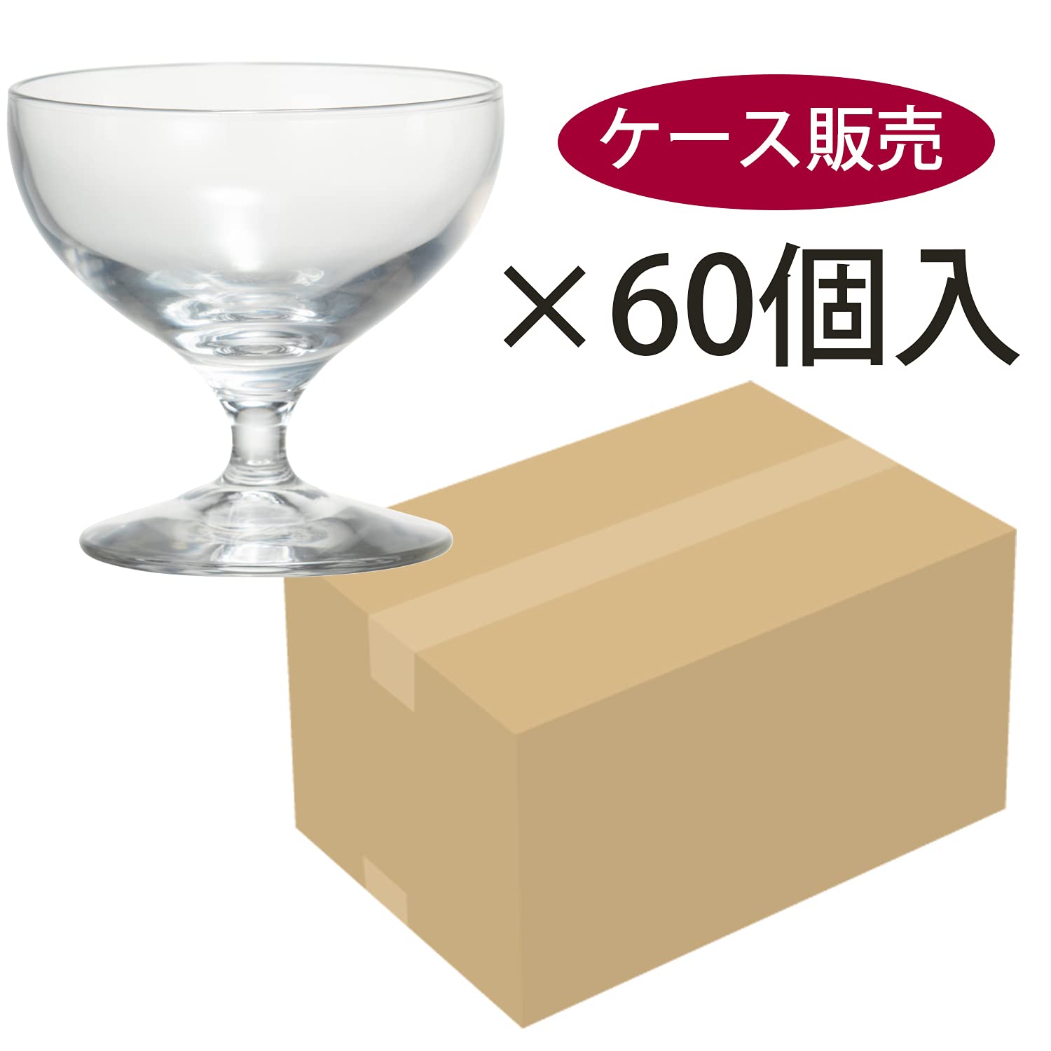 ???????? Toyo Sasaki Glass 30G67HS Ice Cream Glass, Legato, Legs, Lines, Beauty, People, Sorbet, Dishwasher Safe, Shatter-Resistant, Made in Japan, 4.6 fl oz (135 ml), Set of 60 (Sold by Case)