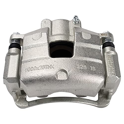 Image of TRQ Front Left Brake Caliper w /Bracket Drivers Side | For 2018-2019 Buick Encore 2017-2019 LaCrosse Regal Sportback Regal TourX 2018-2020 Chevrolet Equinox