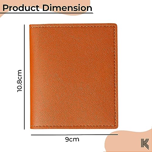 Image of Kraptick Card Holder for Men and Women - Elegant and Versatile Card Organizer, Credit Cardholder, Card Case, Card Pouch (Brown)