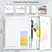 Hardcover Spiral Notebook College Ruled, 8