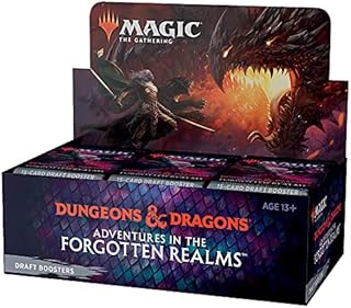 Magic: The Gathering Adventures in the Forgotten Realms Draft Booster Box | 36 Packs (540 Magic Cards)