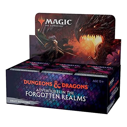 Magic: The Gathering Adventures in the Forgotten Realms Draft Booster Box | 36 Packs (540 Magic Cards)