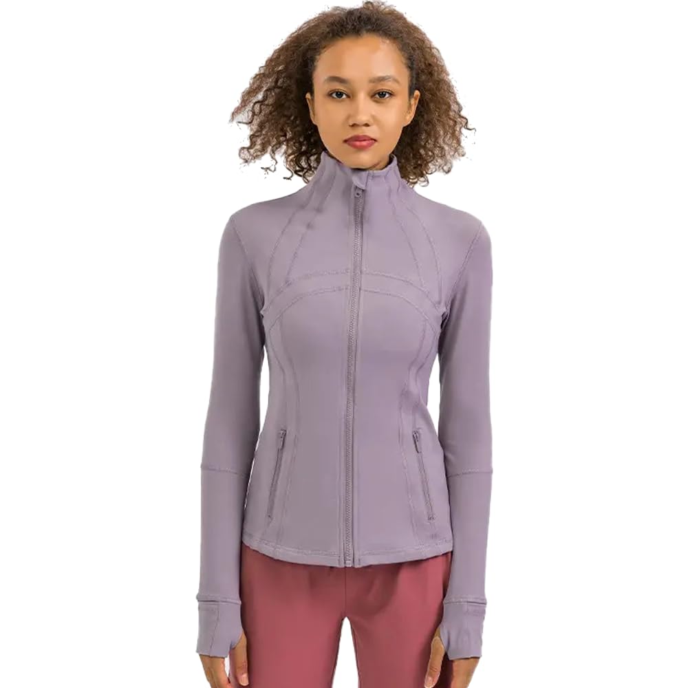 ShedSeamless Full-Zip Women's Sportswear Jacket Slim Fit Running, Yoga, Gym  Flexible Activewear with Zipper Closure Long Sleeve