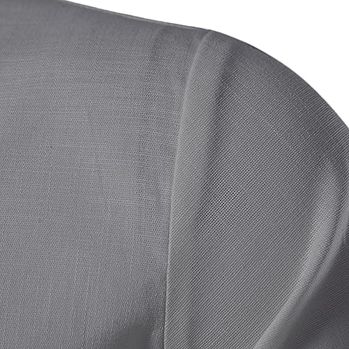 Image of Vida Loca Men's Cotton Linen Plain Stitched Half Sleeve Shirt