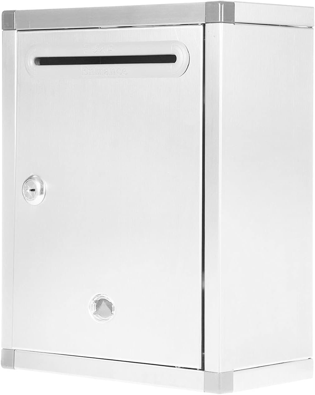 Stainless Steel Mailbox Wall Mount, Locking WallMount Mailboxes
