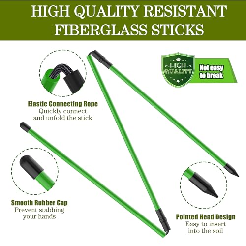 Seticek 2-Pack Golf Alignment Sticks