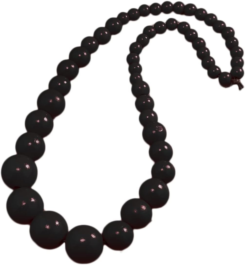 Ethnic Large Chunky Wooden Beaded Necklaces Boho African Statement Necklace Handmade Tribal Collar Choker Bib Jewelry