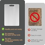 Titanium Cutting Boards, 100% Pure Titanium Cutting Boards for Kitchen - Cutting Edge Hygiene & Durability, Double Sided Medical-Grade Cutting Mat(15.4 * 11 in)