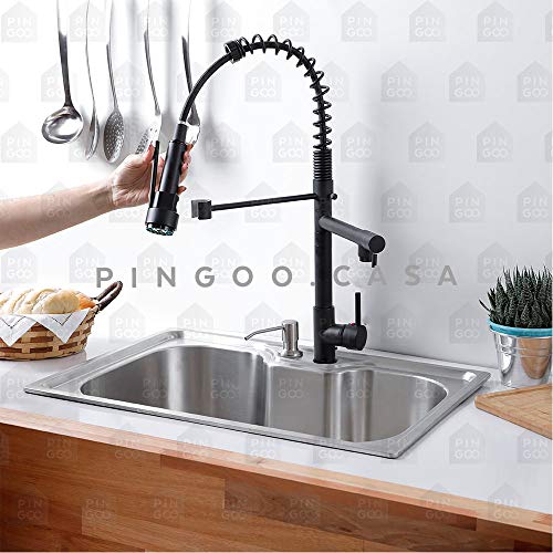 Pingoo.Casa, Kit Cuba para Cozinha com Acessórios e Tábua de Corte, Gourmet, Aço Inox, Carajás e Tor