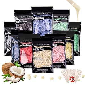 YOUNG VISION Hard Wax Beads for Hai...