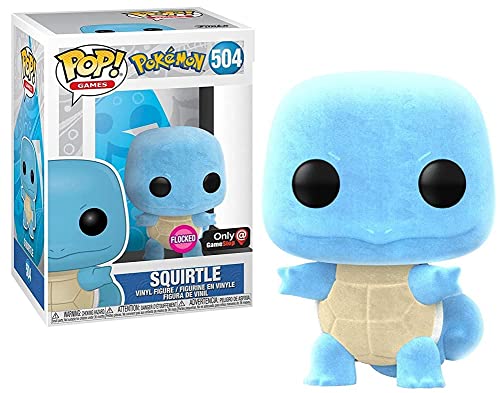 Funko Pop! Games: Pokemon - Squirtle [Flocked] #504 Exclusive