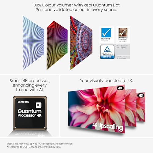 Samsung 43" QLED Q7FA 4K, Q4 AI Processor, 100% Colour Volume with Quantum Dot, Knox Security, Endless Free Content, Samsung Vision AI Smart TV, 2025 - Image 4