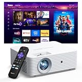 ELEPHAS Roku TV Smart Projector