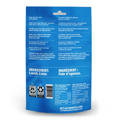 Purebites Lamb For Dogs, 3.35Oz/ 95G | Mid Size #TOP2