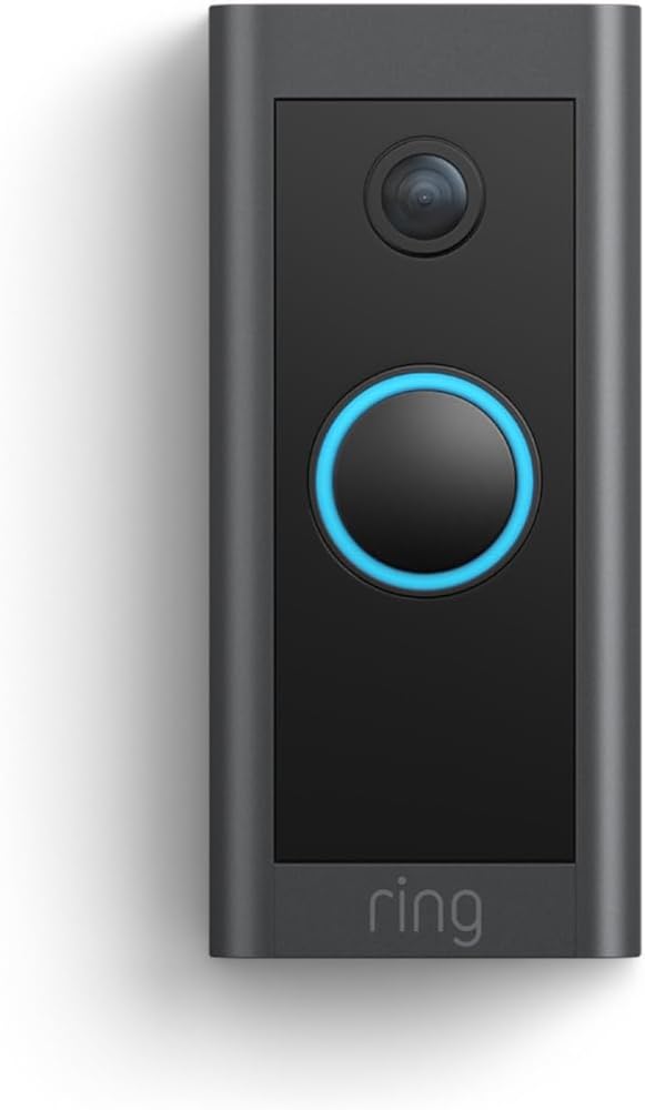 Video Wired Doorbell (newest model), Home or business security, Two-Way Talk, advanced motion detection, HD camera and real-time alerts to monitor your front door (wiring required)