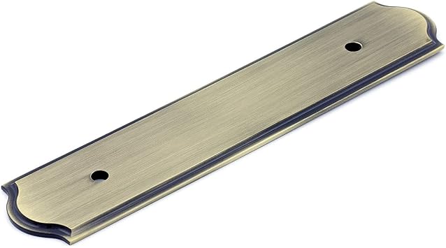 Richelieu | Tremblant 3 3/4-inch Antique English Backplate for Cabinet Pull
