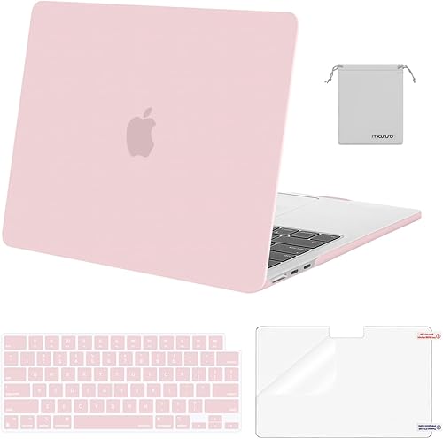 Miniatura 35 de MOSISO Funda compatible con MacBook Air de 13 pulgadas 2025 2024 2023 2022 M4 A3240 M3 A3113 M2 A2681, carcasa rígida de plástico, cubierta de